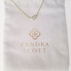 Kendra Scott drusy opaque agate necklace